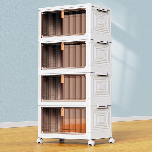 Tier plastic storage bins - tier,